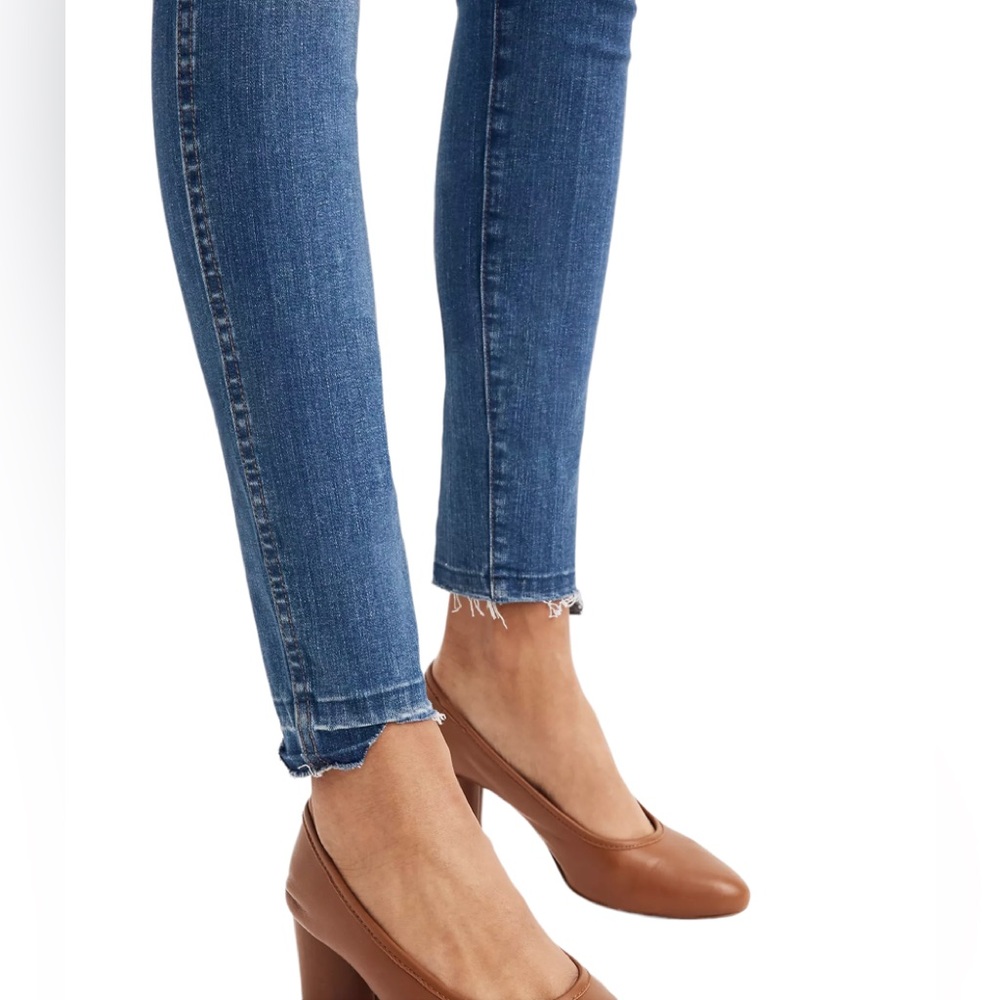 Madewell 10" High-Rise Skinny Jeans: Drop Step-Hem Edition, Sz 28 - Picture 3 of 15